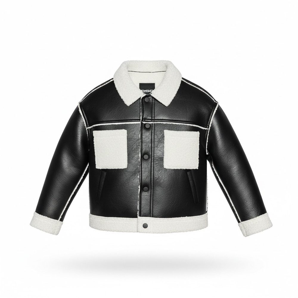 RSQ Black and White Kids Jacket